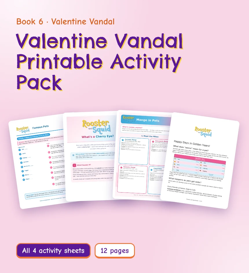 Valentine Vandal Printable Activity Pack