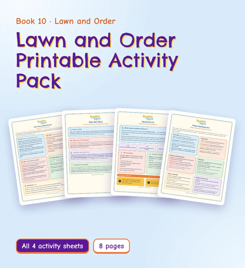 Lawn and Order Printable Activity Pack